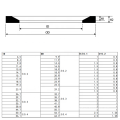 DIN3869 Standard Threaded Connector Seal Slant Gasket EPDM CR Silicone NBR FKM ed ring